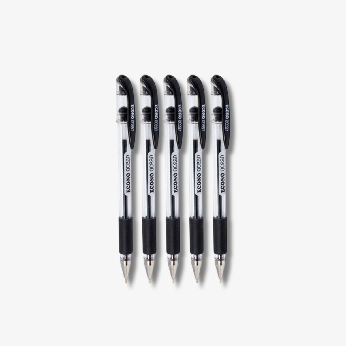 GQ Econo Ocean Ball Pen Black 5 Pcs