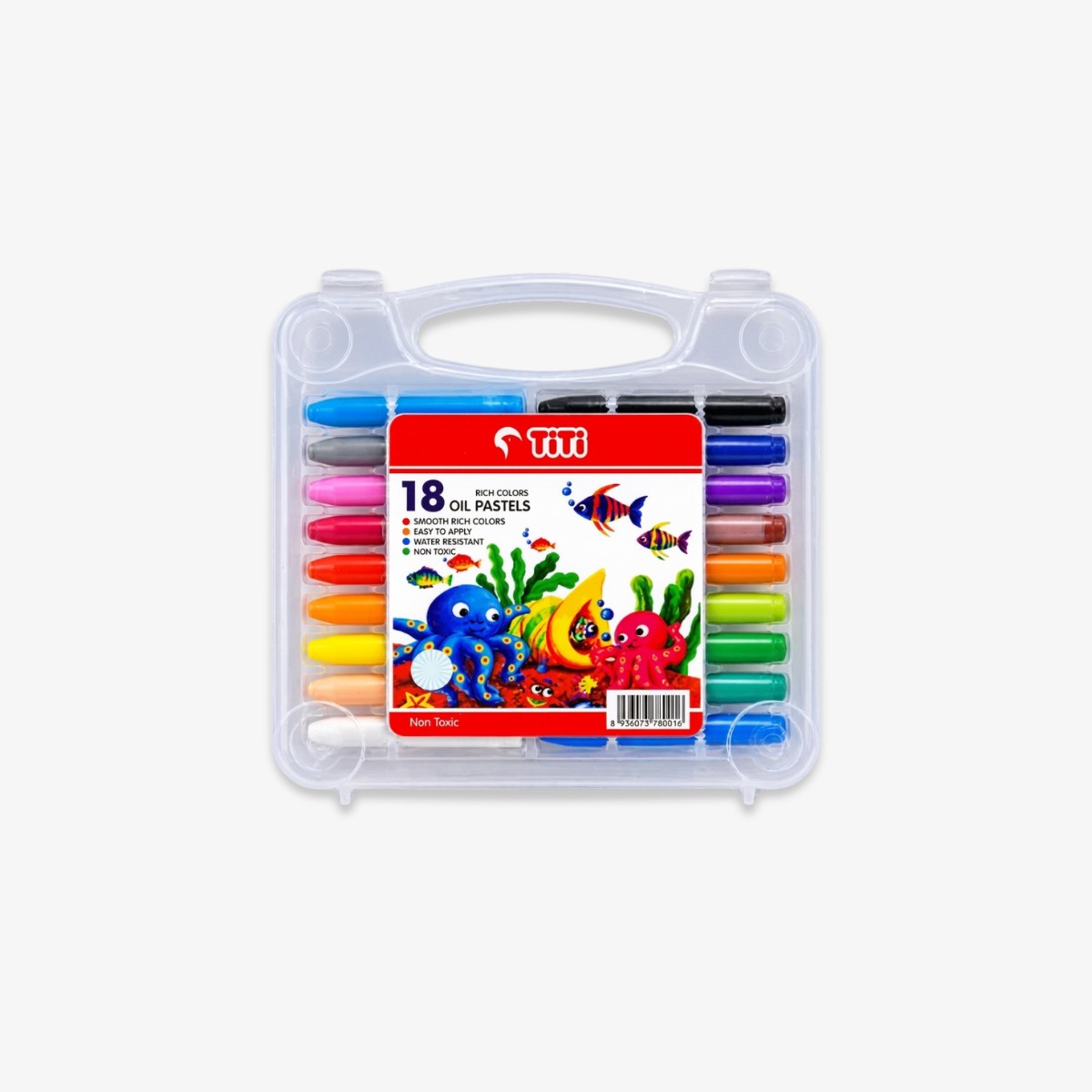 Titi Oil Pastel 18 Shades Box Non Toxic