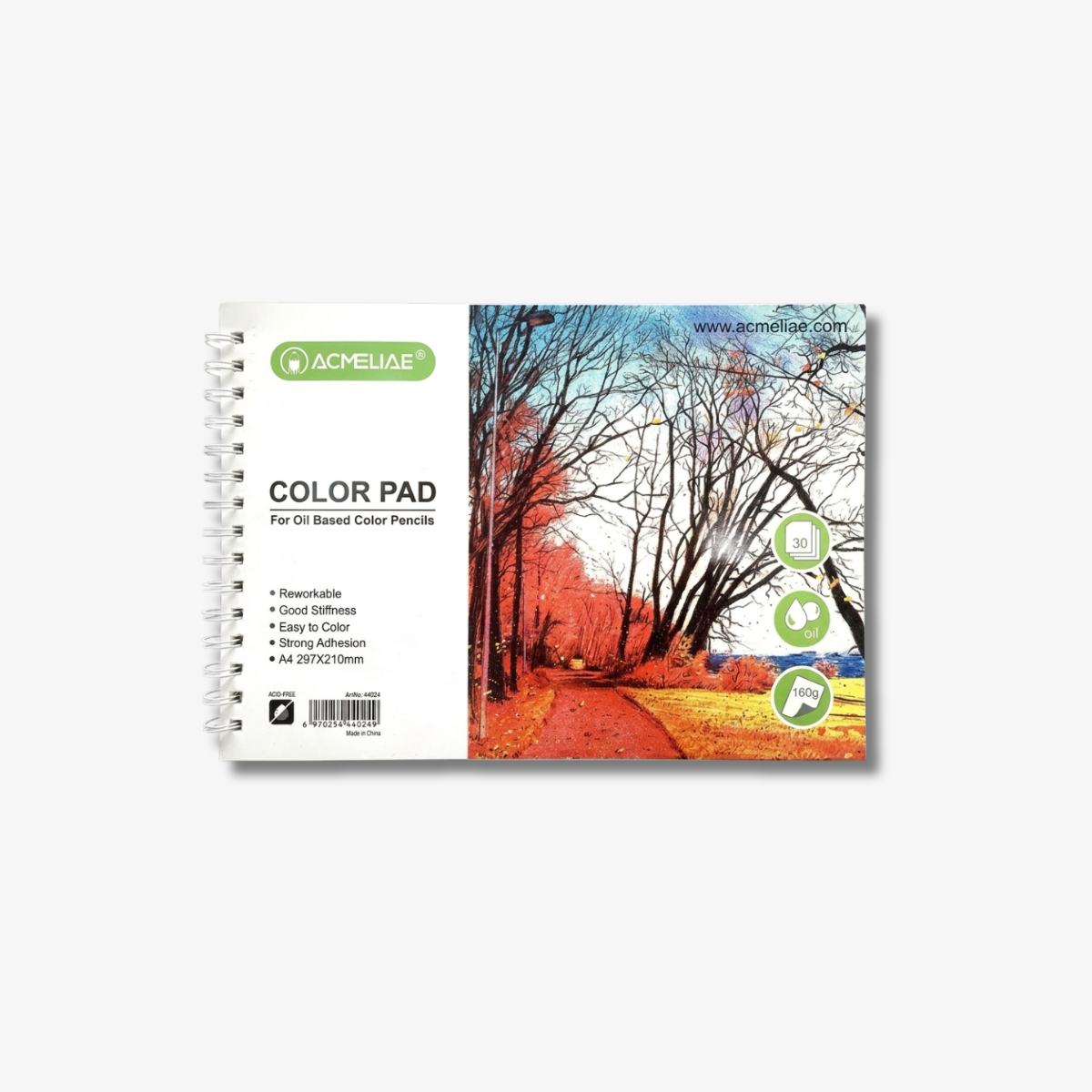 Acmeliae Color Pad A4 for Oil Based Color Pencil