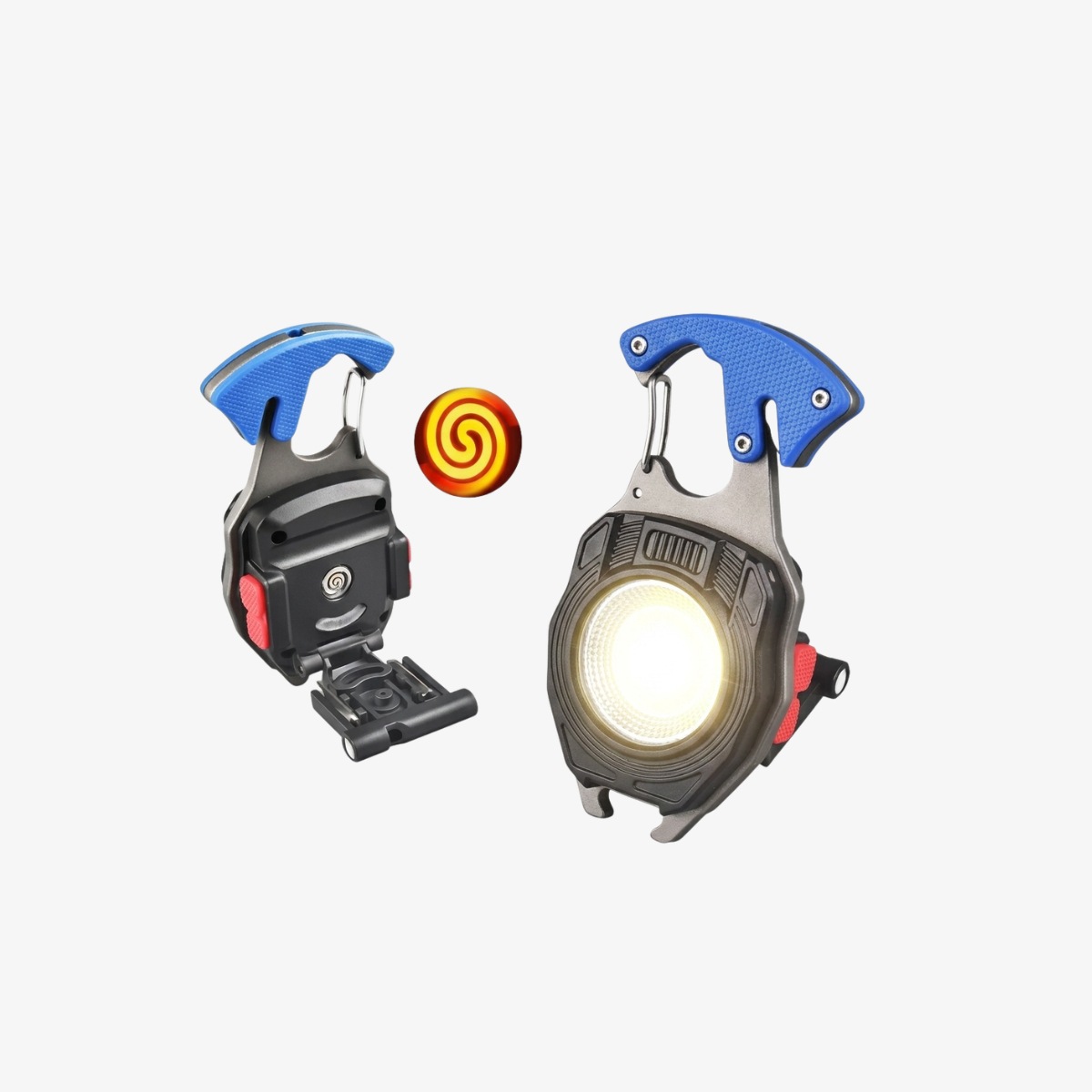 Rechargeable Flashlight Mini 4 in 1