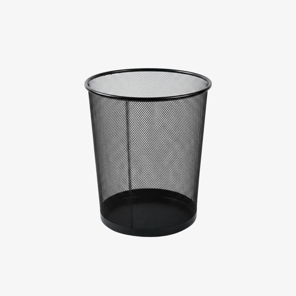 Mesh Waste Bin Black