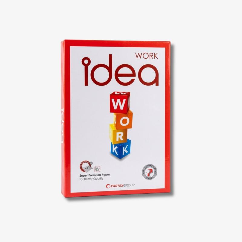 Idea 80 GSM A4 Offset Paper 1 Ream 500 Sheets