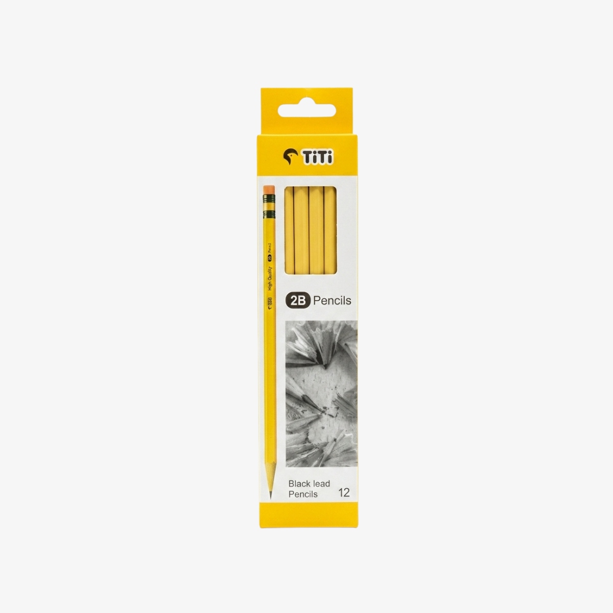 Titi 2B Pencil 12 Pcs Pack THQ-2B Yellow