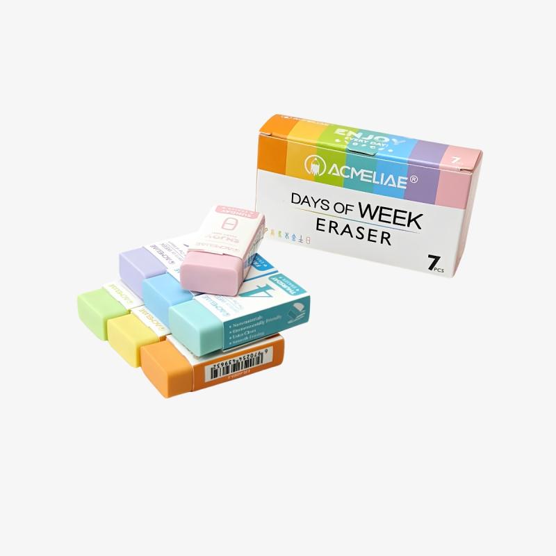 Acmeliae Days of Week Eraser ER-6080 7 Pcs
