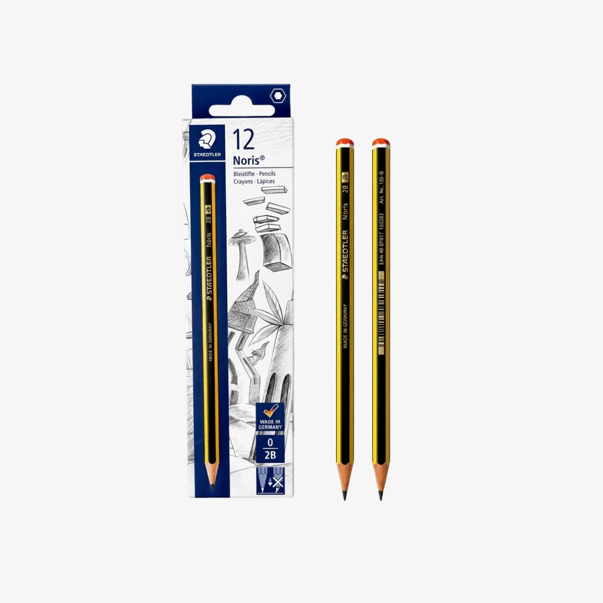 STAEDTLER Noris 2B Pencil 12 Pcs Pack
