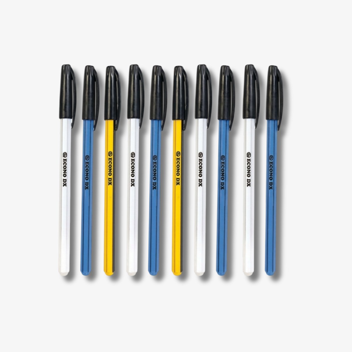 GQ Econo DX Ball Pen Black 10 Pcs