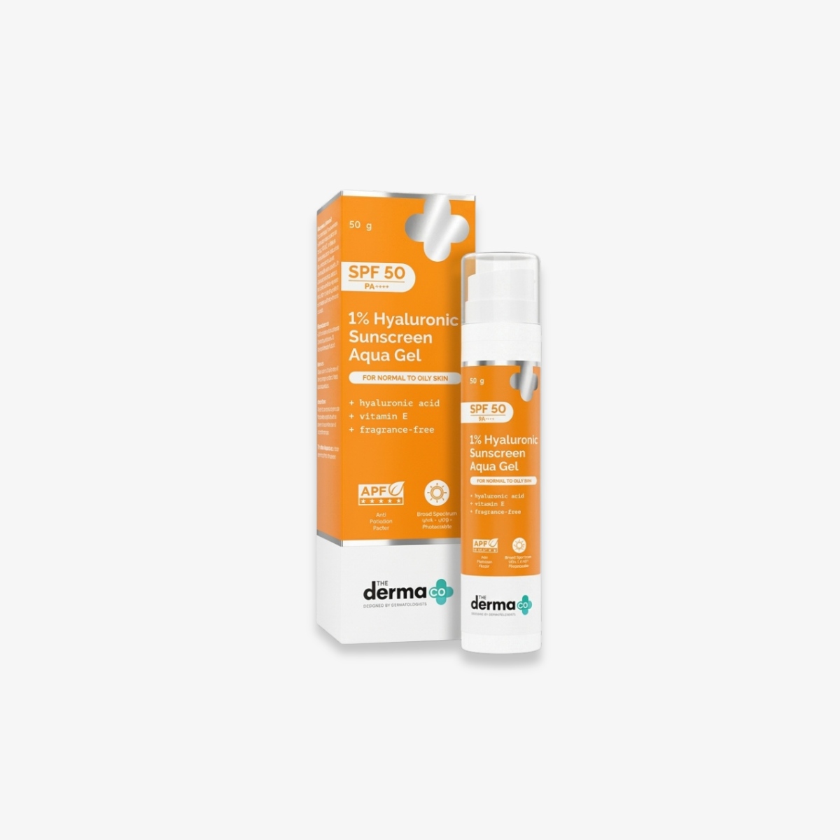 Derma 1% Hyaluronic Sunscreen Aqua Gel with SPF 50 PA++++ 50 gm