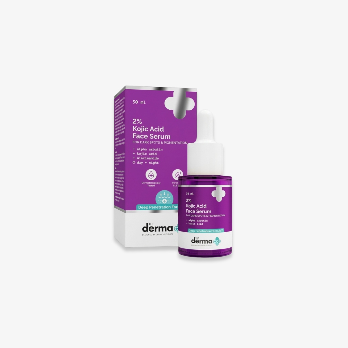 Derma 2% Kojic Acid Face Serum with 1% Alpha Arbutin & Niacinamide 30 ml