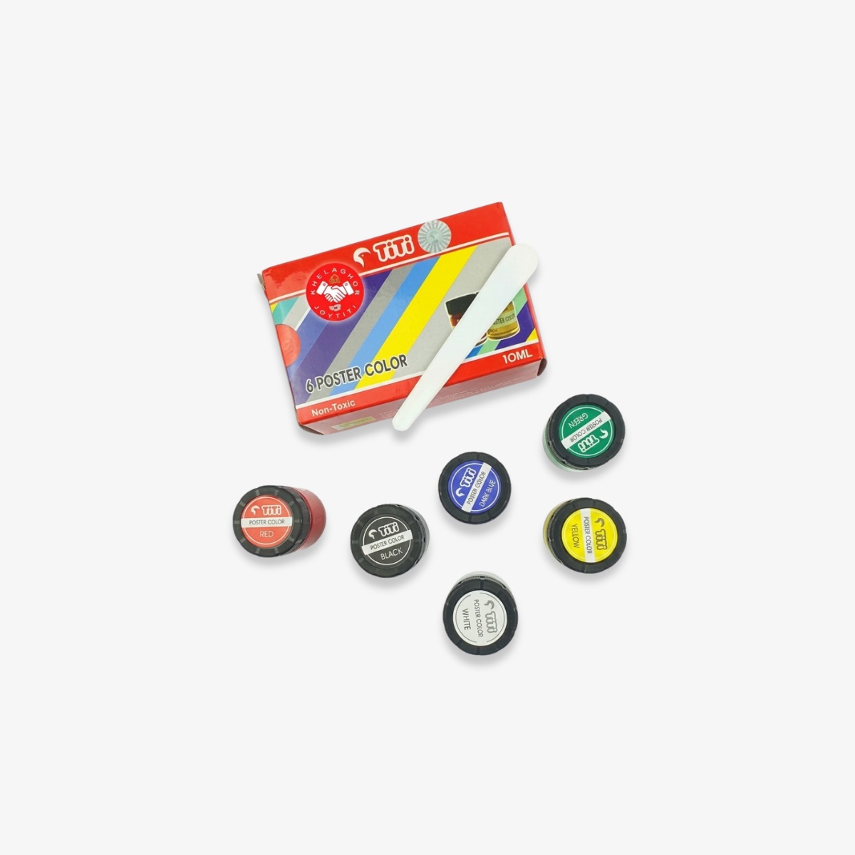 Titi 6 Pcs Poster Color Box 10ml