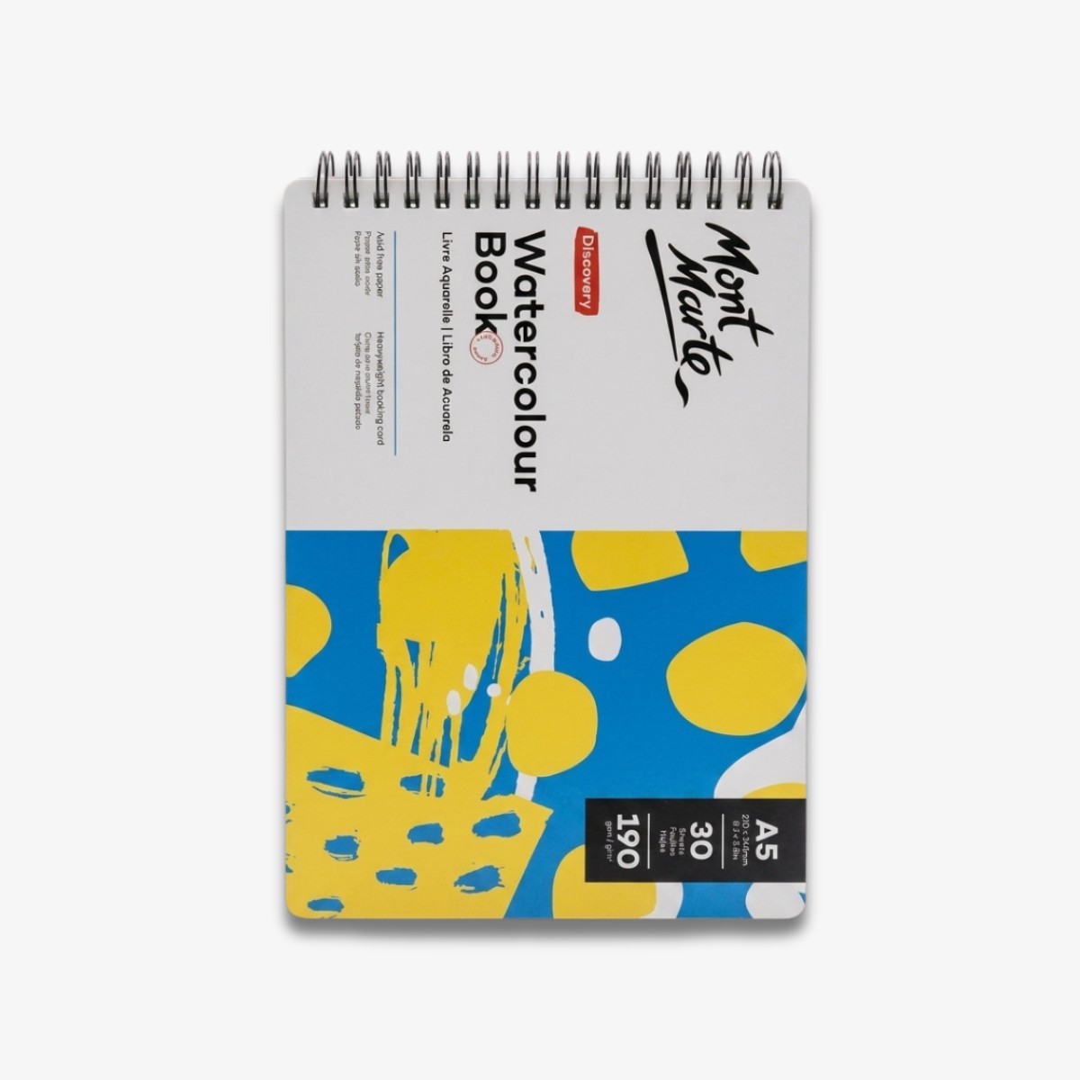 Mont Marte Watercolor Book A5 30 Sheets 190 GSM