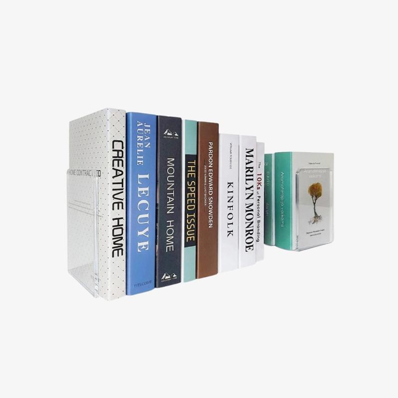 Acrylic Book Ends 2 Pcs