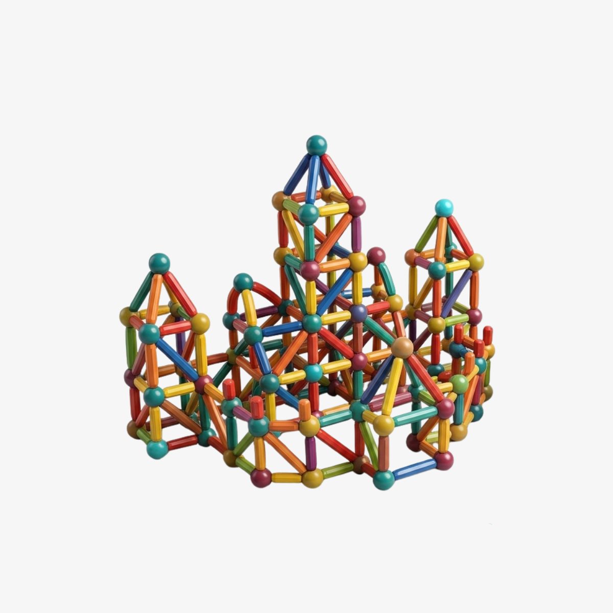 Magnetic Block Building Toy Set 42 Pcs for Kids