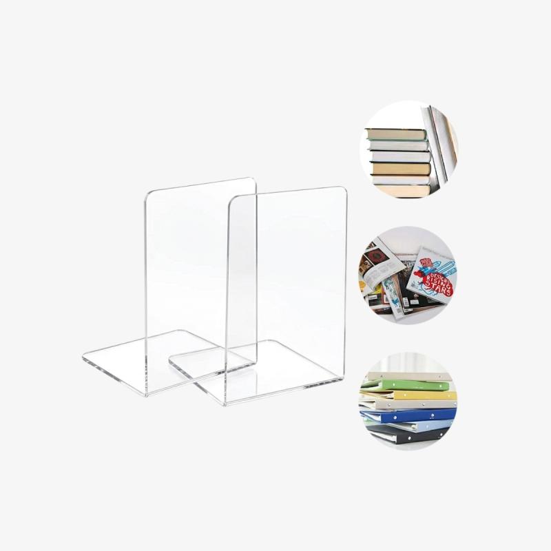 Acrylic Book Ends 2 Pcs