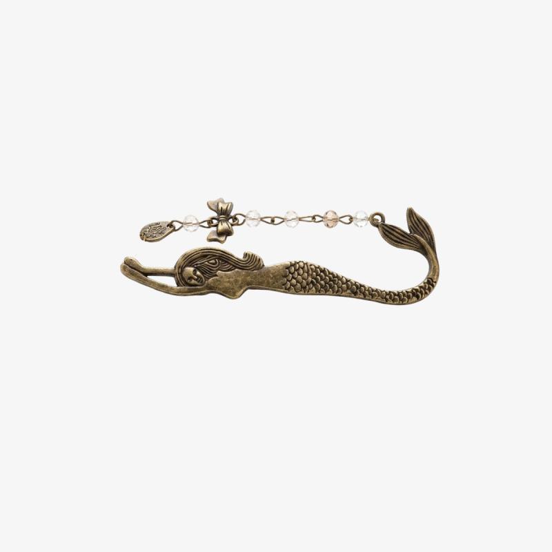 Mermaid Metal Bookmark Vintage Retro Alloy