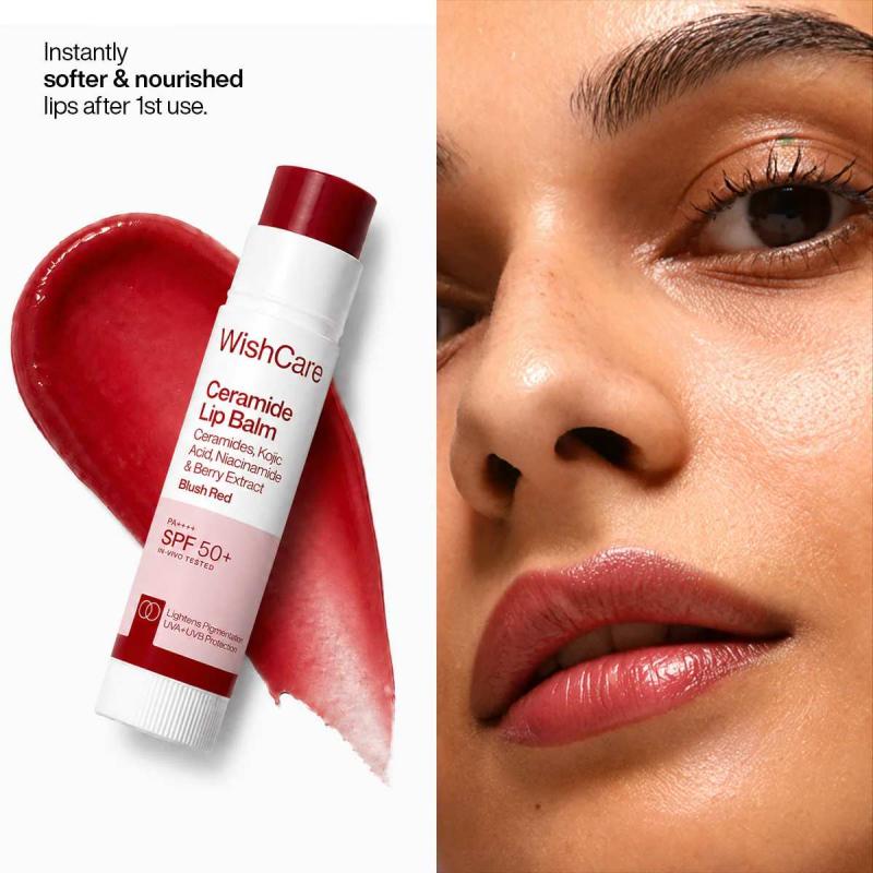 WishCare Ceramide Lip Balm Tinted Protection with SPF 50 PA++++