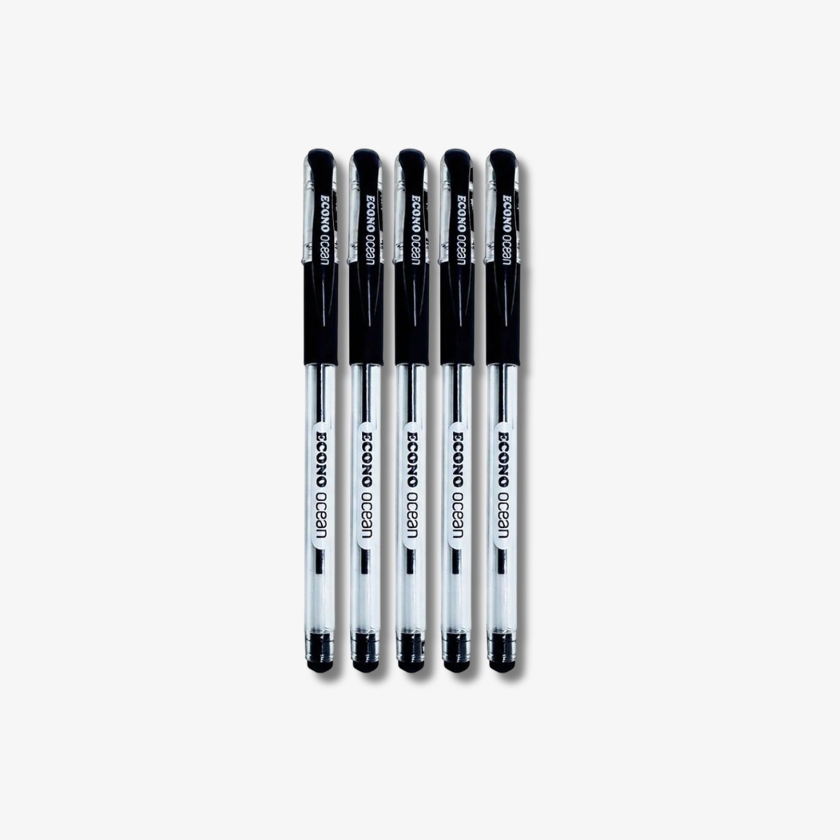 GQ Econo Ocean Ball Pen Black 5 Pcs