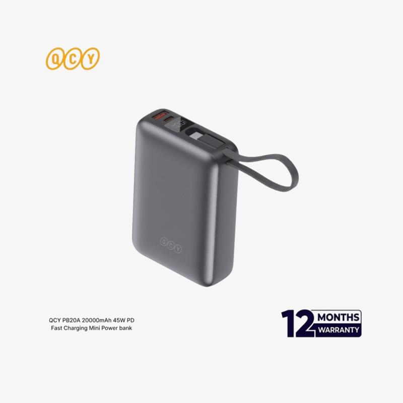 QCY 45W 20000mAh PD Fast Charging Power Bank PB20A