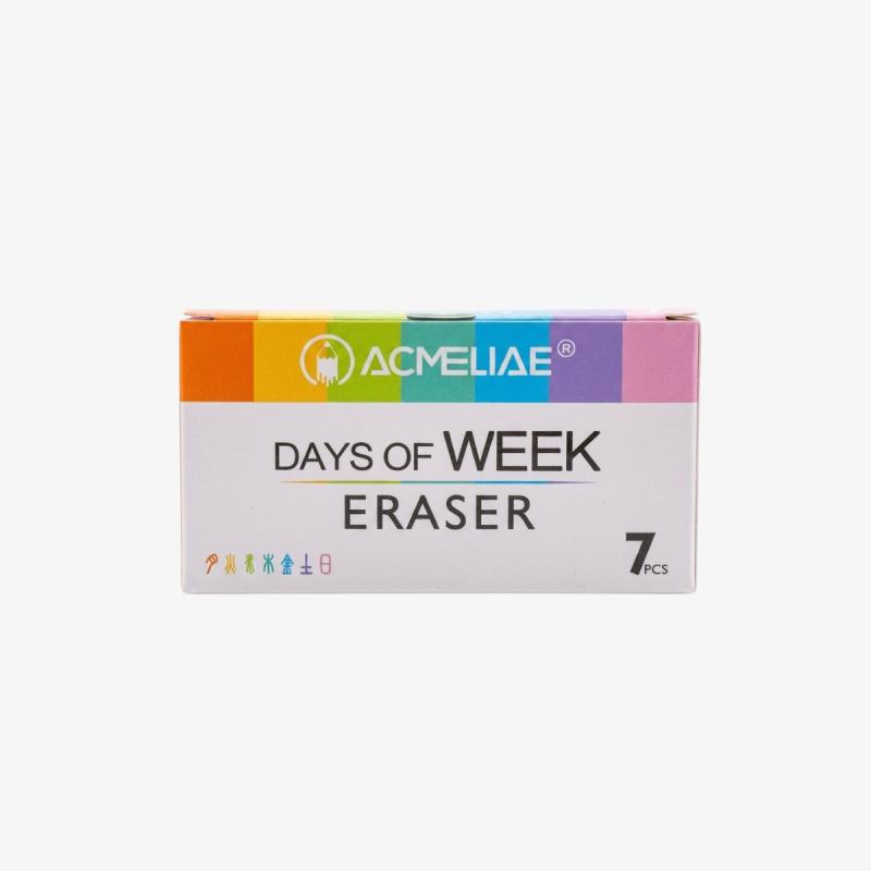 Acmeliae Days of Week Eraser ER-6080 7 Pcs