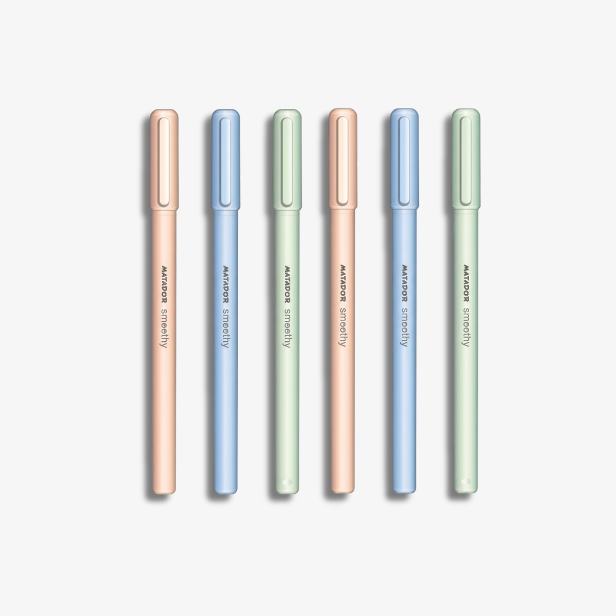 Matador Smoothy Premium Ball Pen Black 6 Pcs