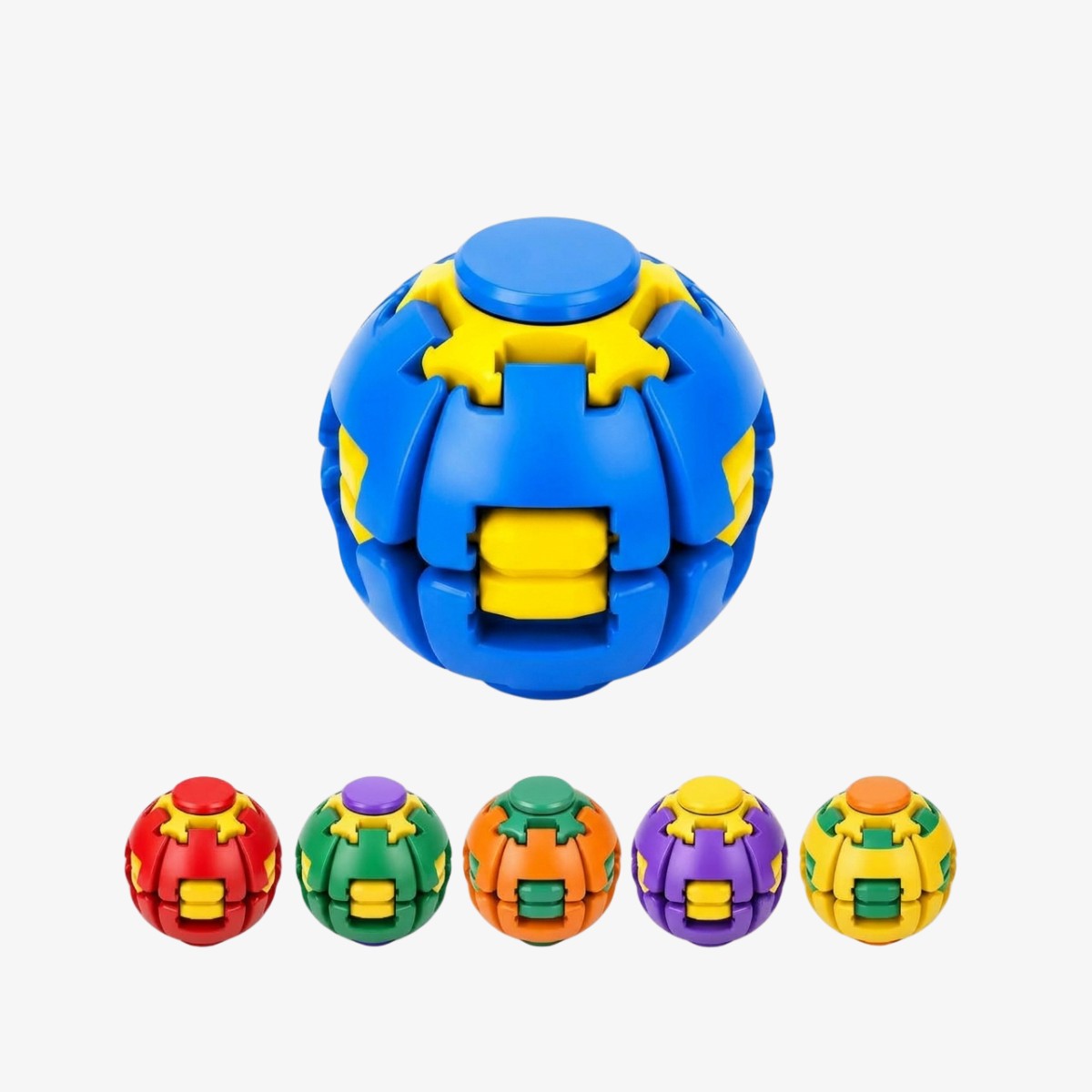 Press to Spin Fidget Ball Random Color 1 Pc