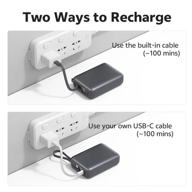 QCY 45W 20000mAh PD Fast Charging Power Bank PB20A