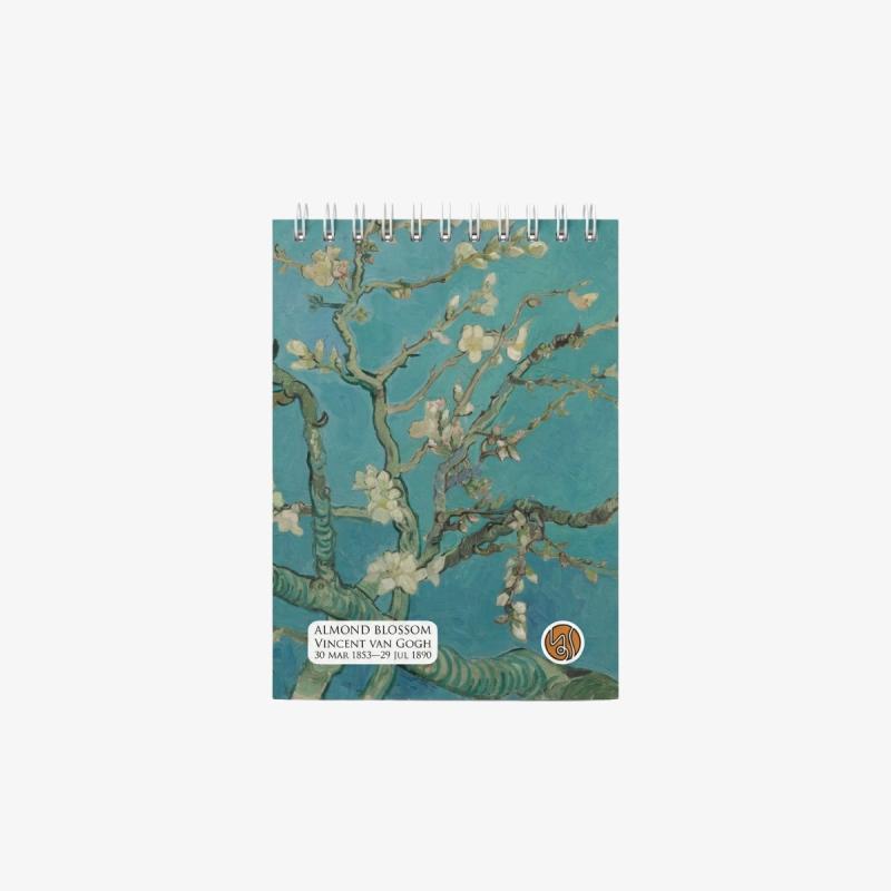 Almond Blossom Spiral Pocket Notebook