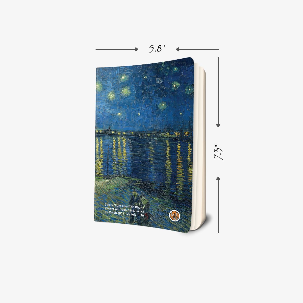Starry Night Over The Rhone Notebook