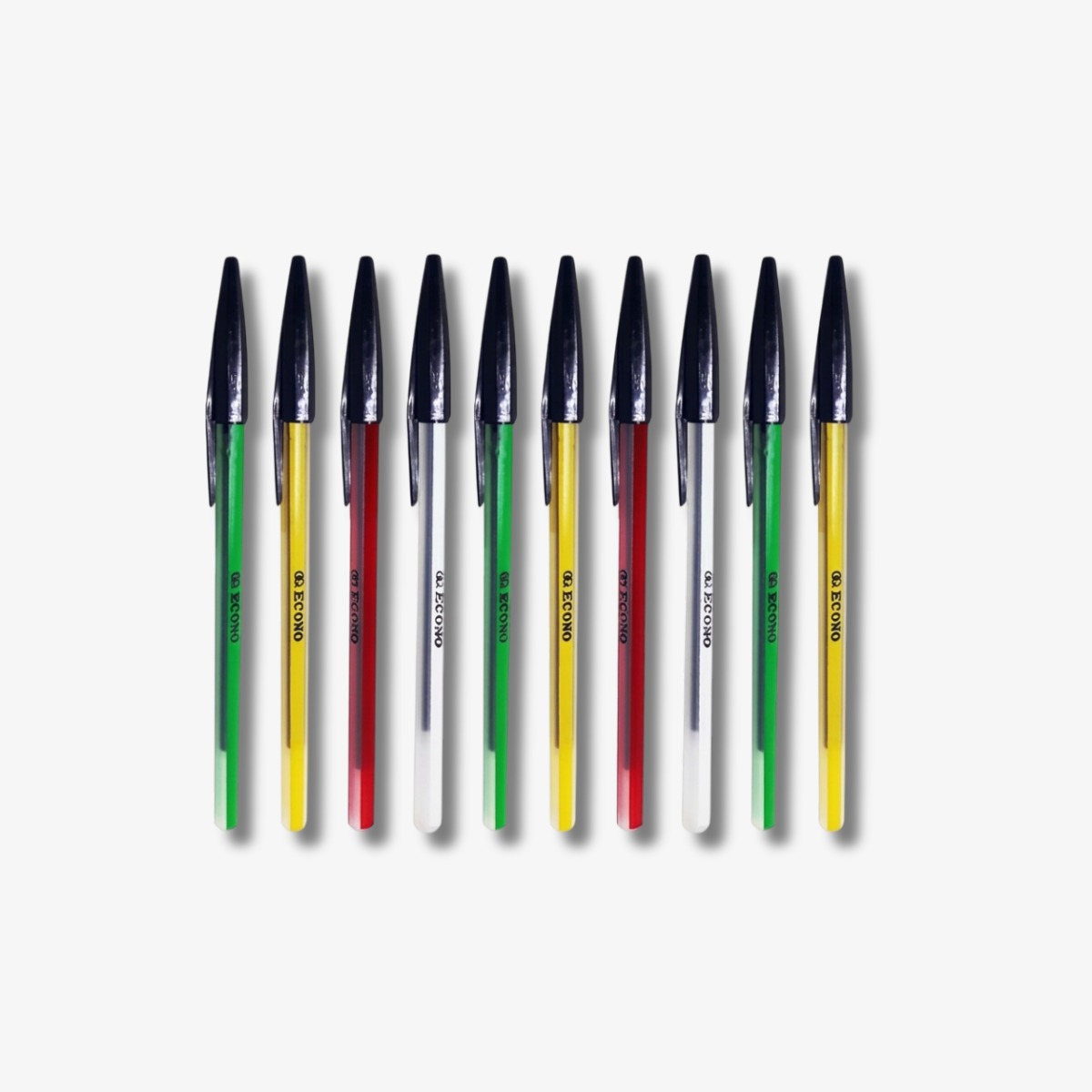 GQ Econo Ball Pen Black 10 Pcs