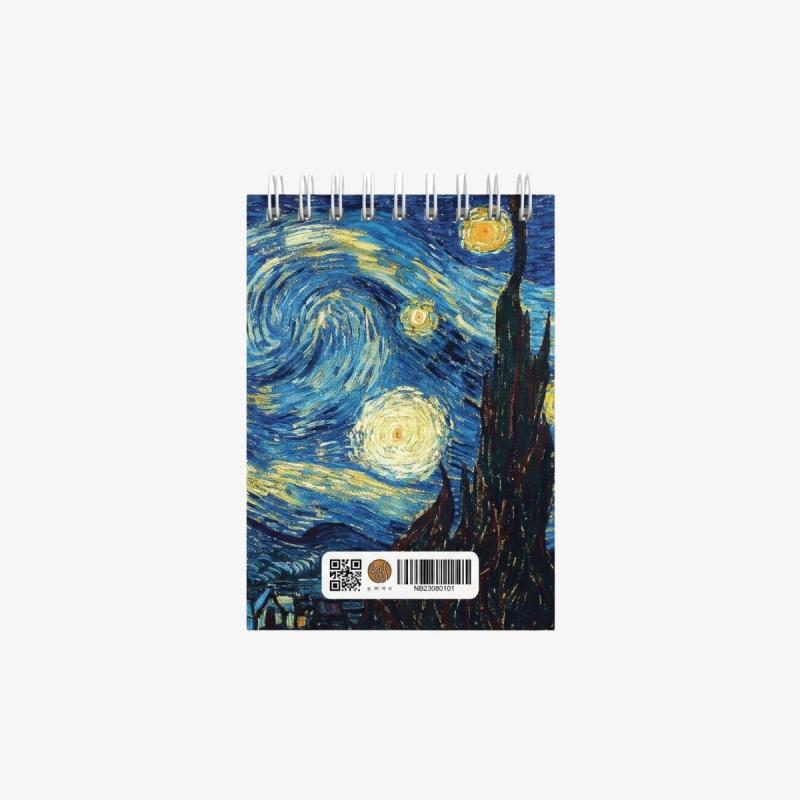 Starry Night Spiral Pocket Notebook