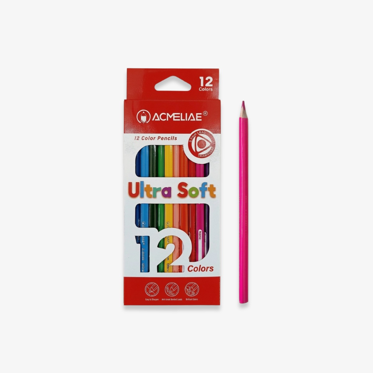 Acmeliae Ultra Soft Color Pencil 12 pcs