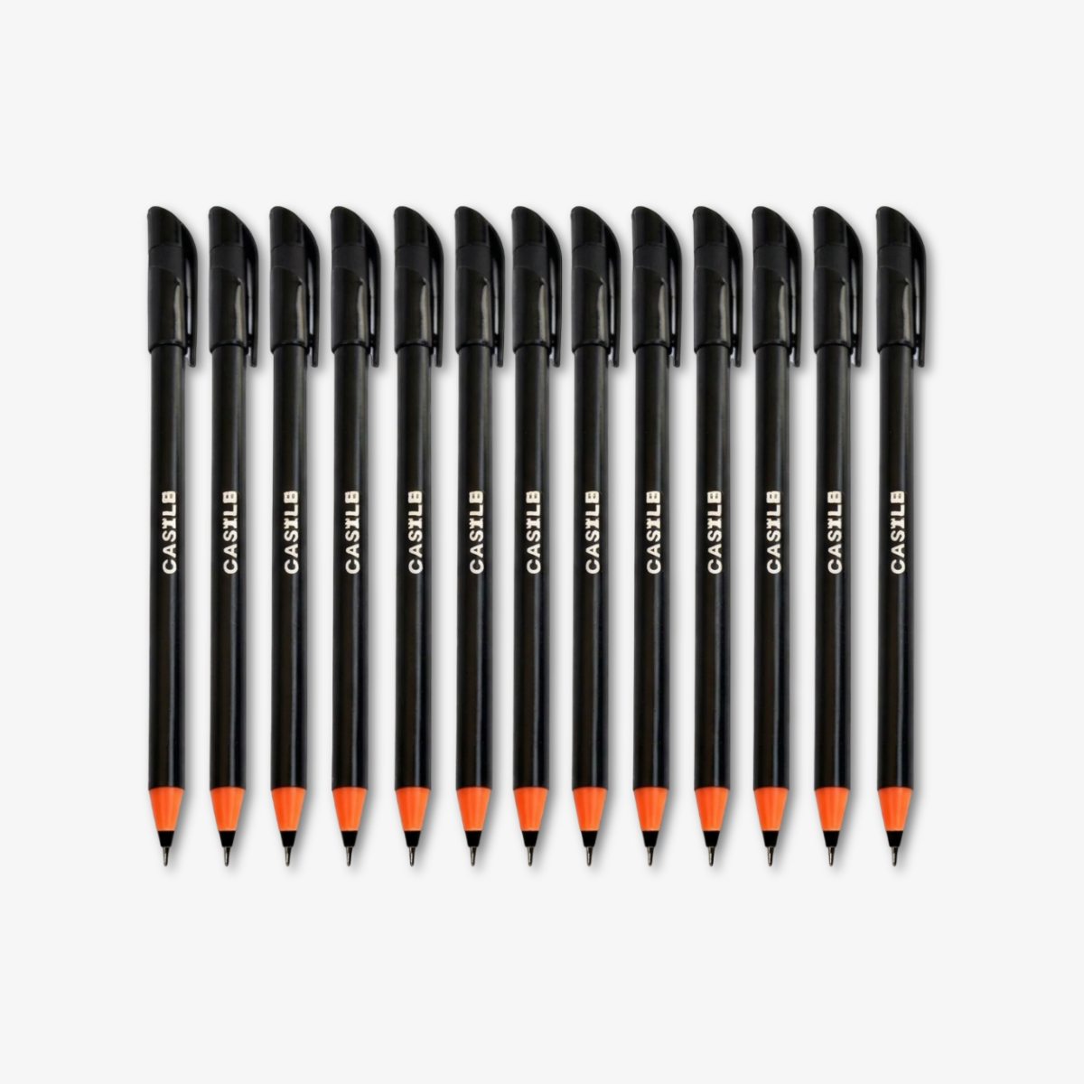 Econo Castle Pencil Pen Black 1 Box