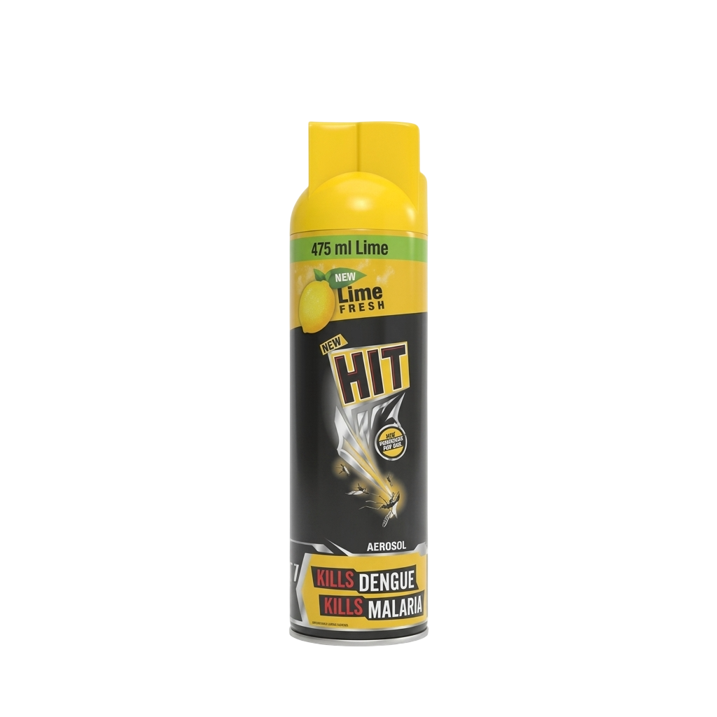 Godrej Black Hit Anti Mosquito Aerosol Spray 475ml Lime Fresh 1 Pc