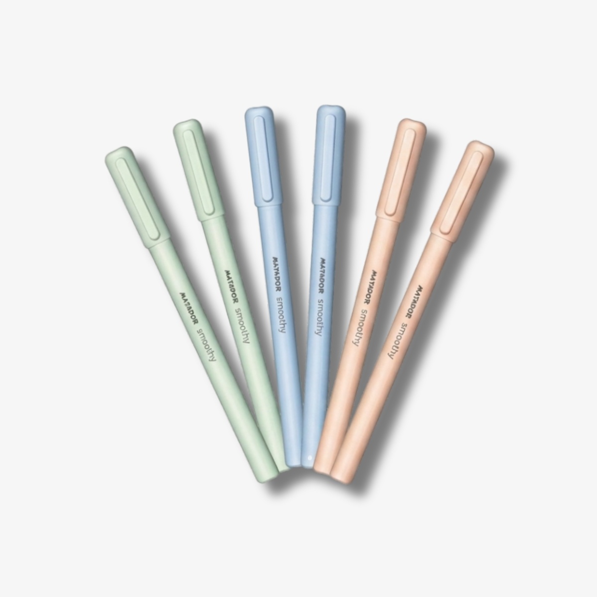Matador Smoothy Premium Ball Pen Black 6 Pcs