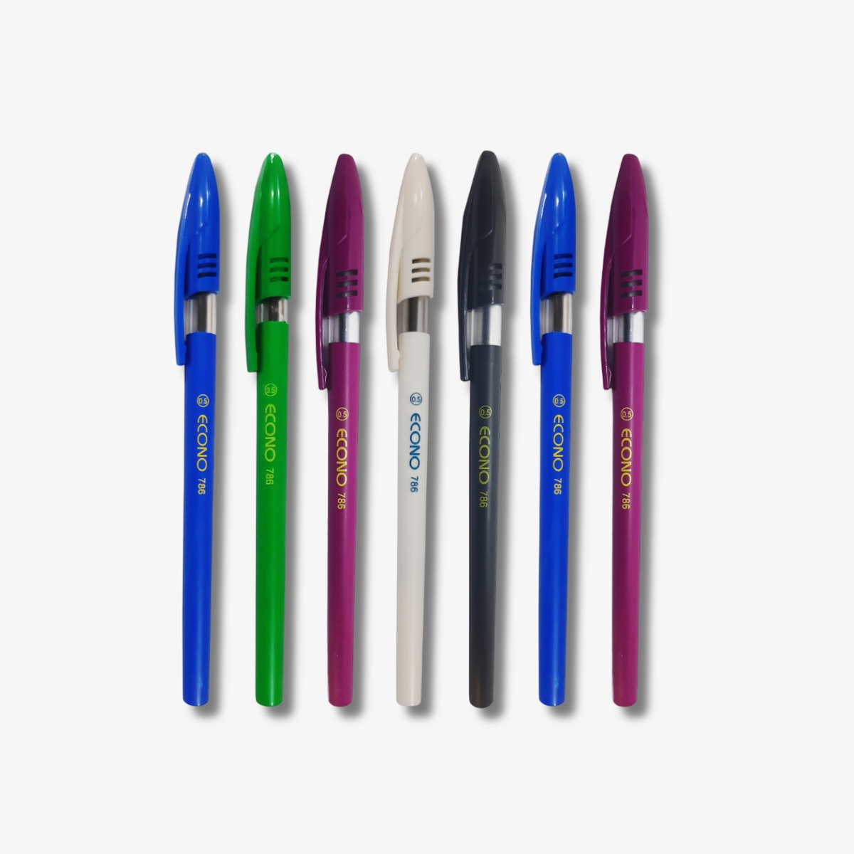GQ Econo 786 Ball Pen Black 10 Pcs