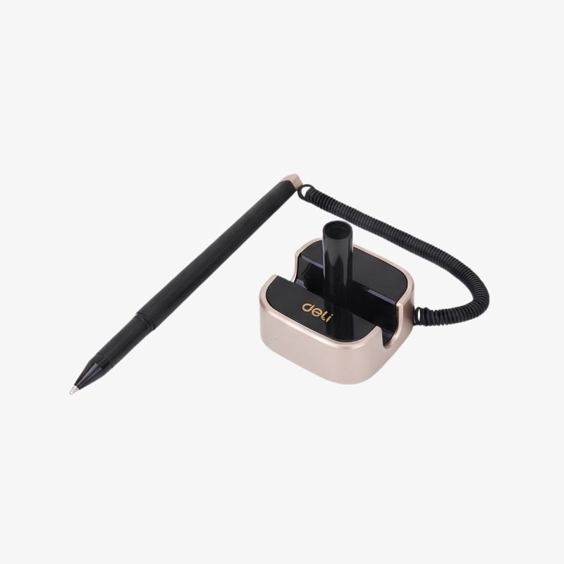 Deli Desk Pen with Stand E6797 Black