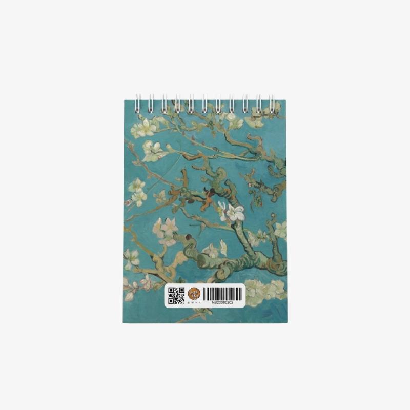 Almond Blossom Spiral Pocket Notebook