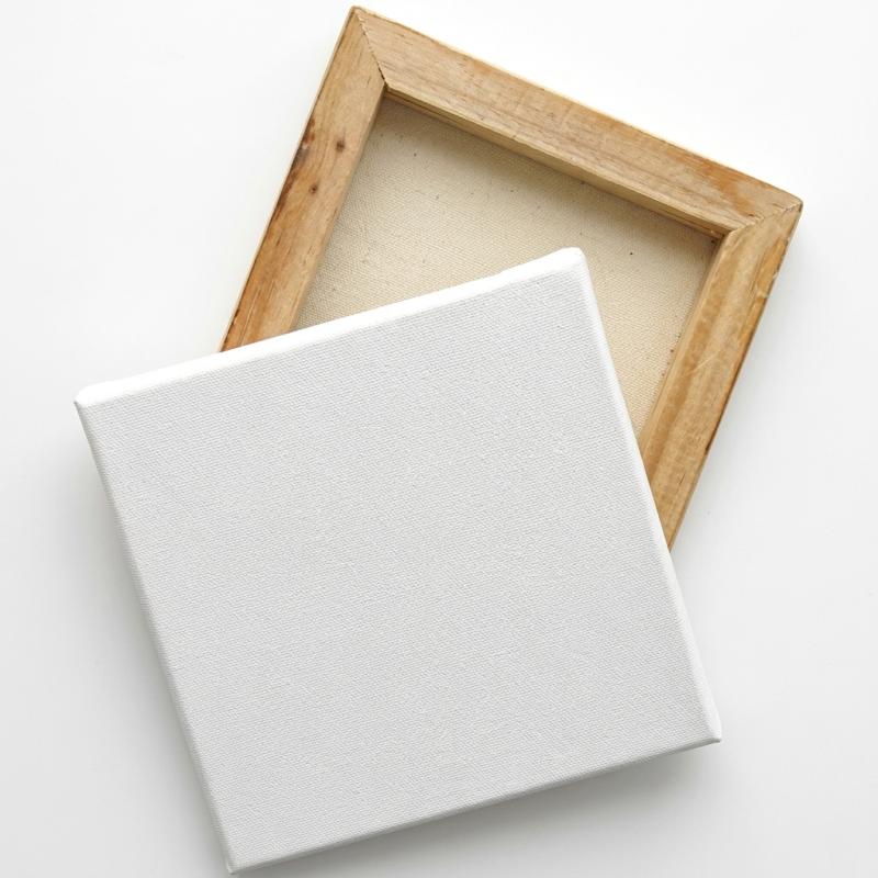 White Canvas 4×4 Inch