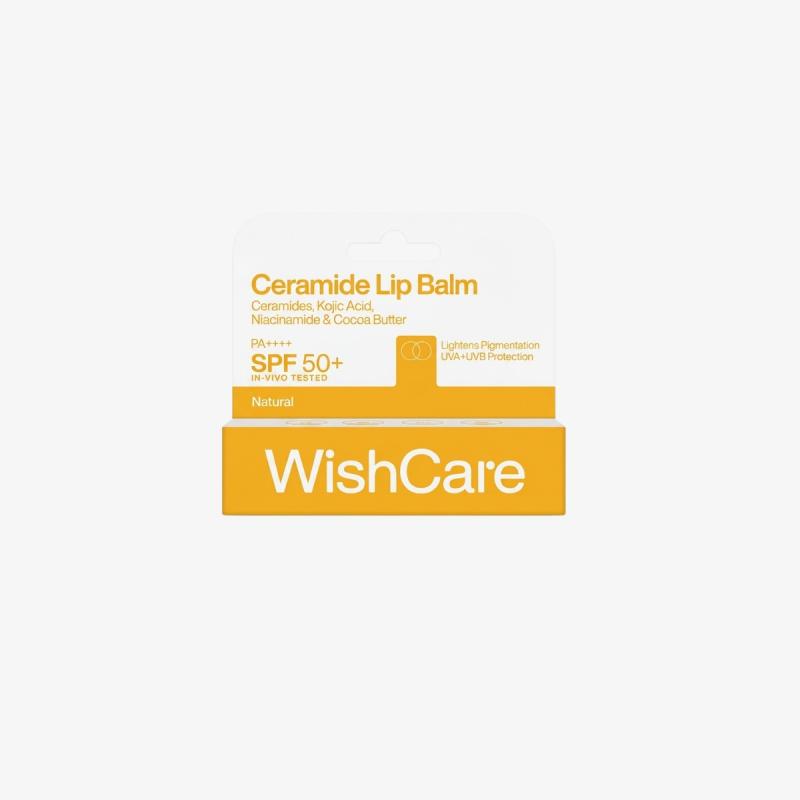 WishCare Ceramide Lip Balm Natural Hydration with SPF 50 PA++++