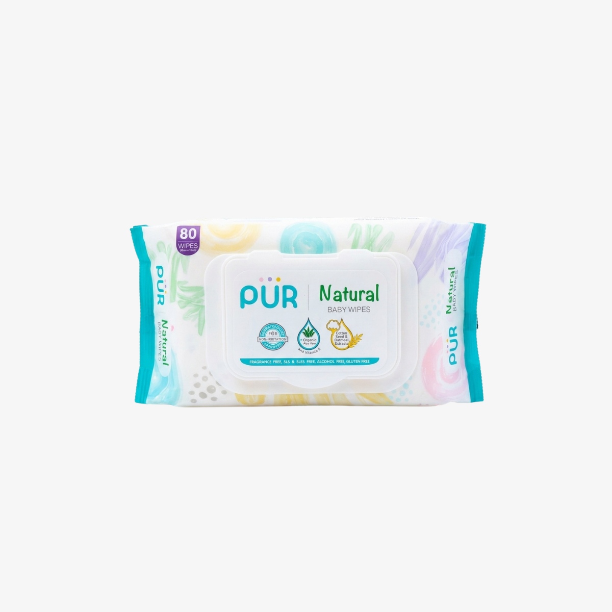 Pur Baby Saline Wipes 80 Pcs