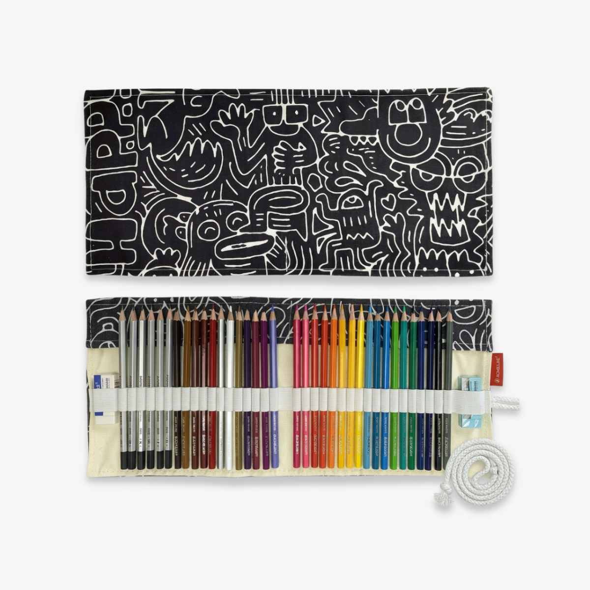 Acmeliae Cotton Printing Pencil Roll 36 pcs